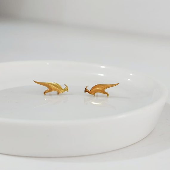 ARETES STUD DE DINOSAURIO