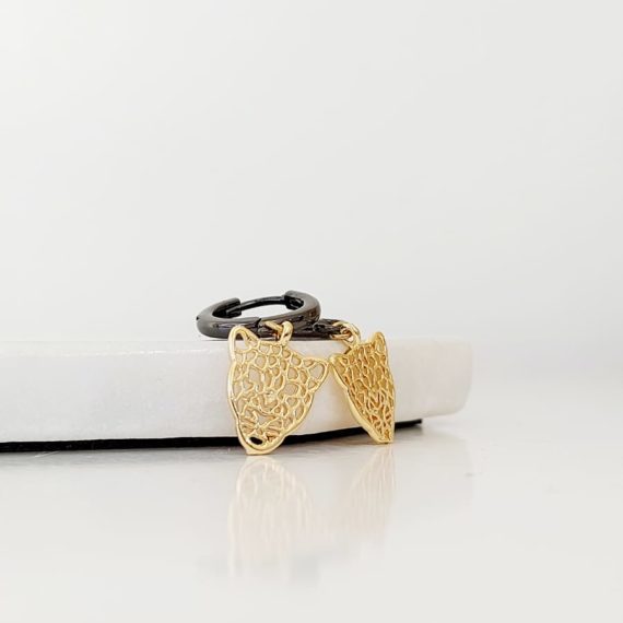 ARETES HUGGIE LEOPARDO