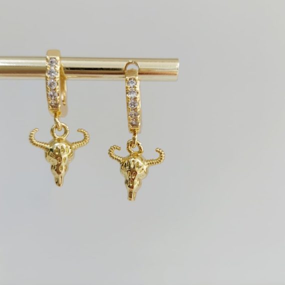 ARETES HUGGIE TORO ZIRCONIAS