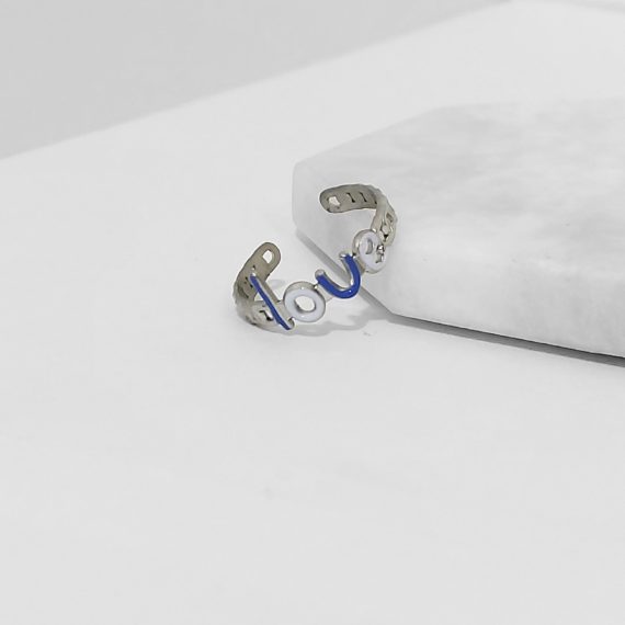 ANILLO LOVE AZUL