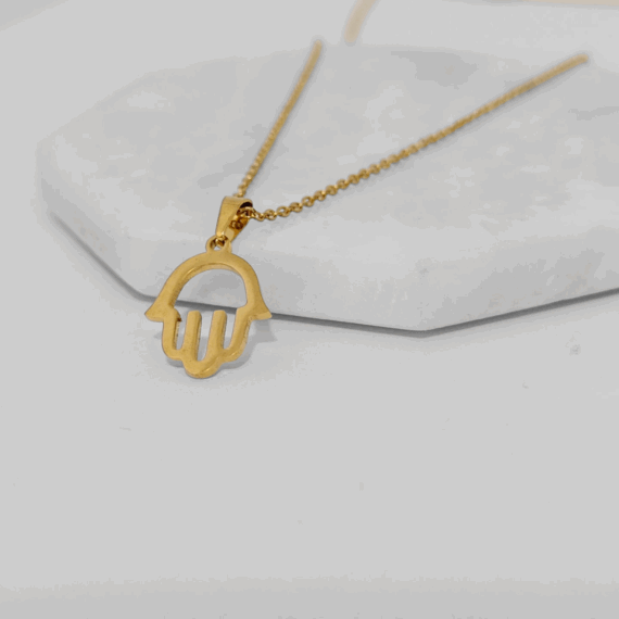 COLLAR MANO DE FÁTIMA CONTORNO