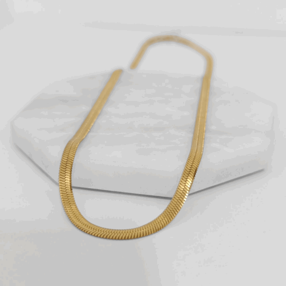 COLLAR PLANCHADO DORADO