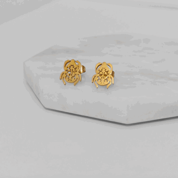 ARETES STUD DE ESCARABAJO