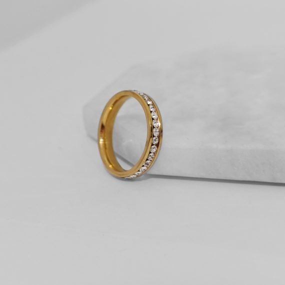 ANILLO CADENA DE ZIRCONIAS