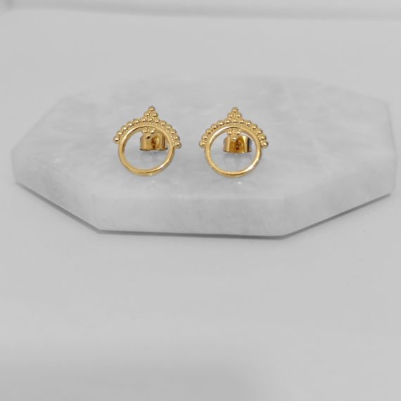 ARETES STUD CIRCULO