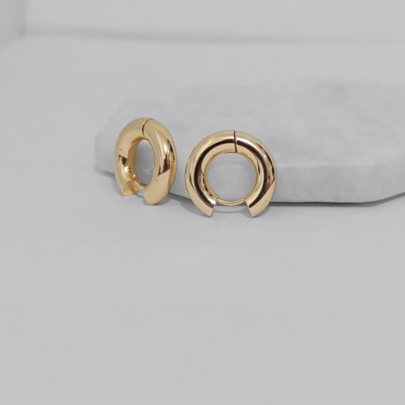ARETES HOOP CHUNKY