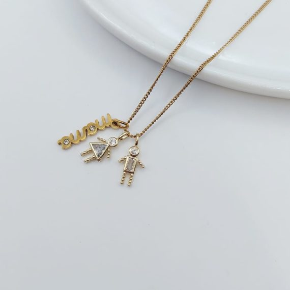 COLLAR MAMÁ CON NIÑO