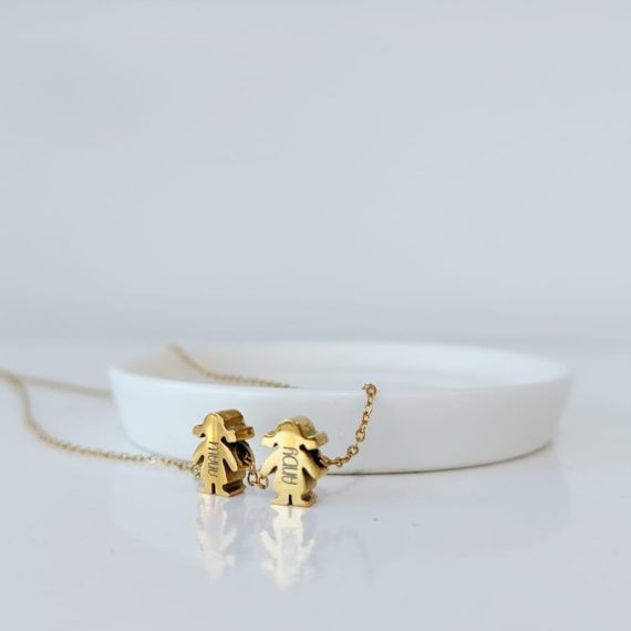 COLLAR NIÑOS CON GRABADO PERSONALIZADO CHUNKY