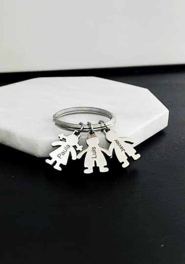 LLAVERO NIÑO GRABADO