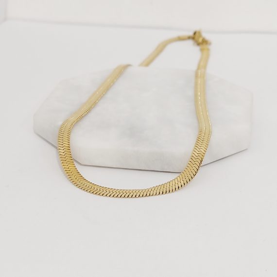 COLLAR PLANCHADA DORADA