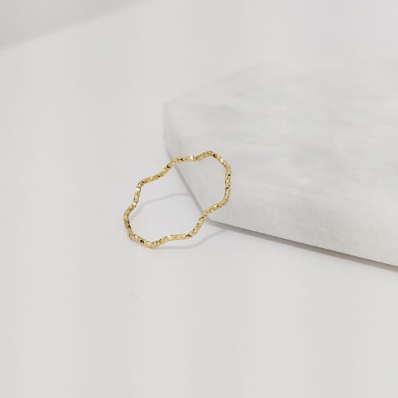 ANILLO ONDAS CON TEXTURA