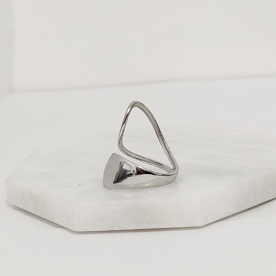 ANILLO IRREGULAR PLATA