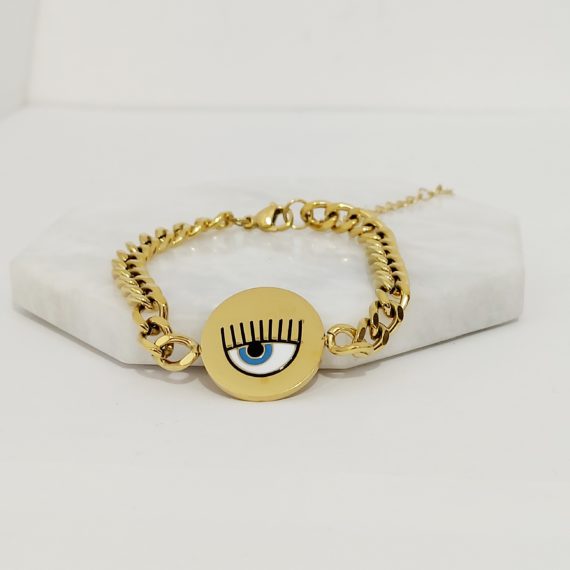 PULSERA CON CIRCULO OJO