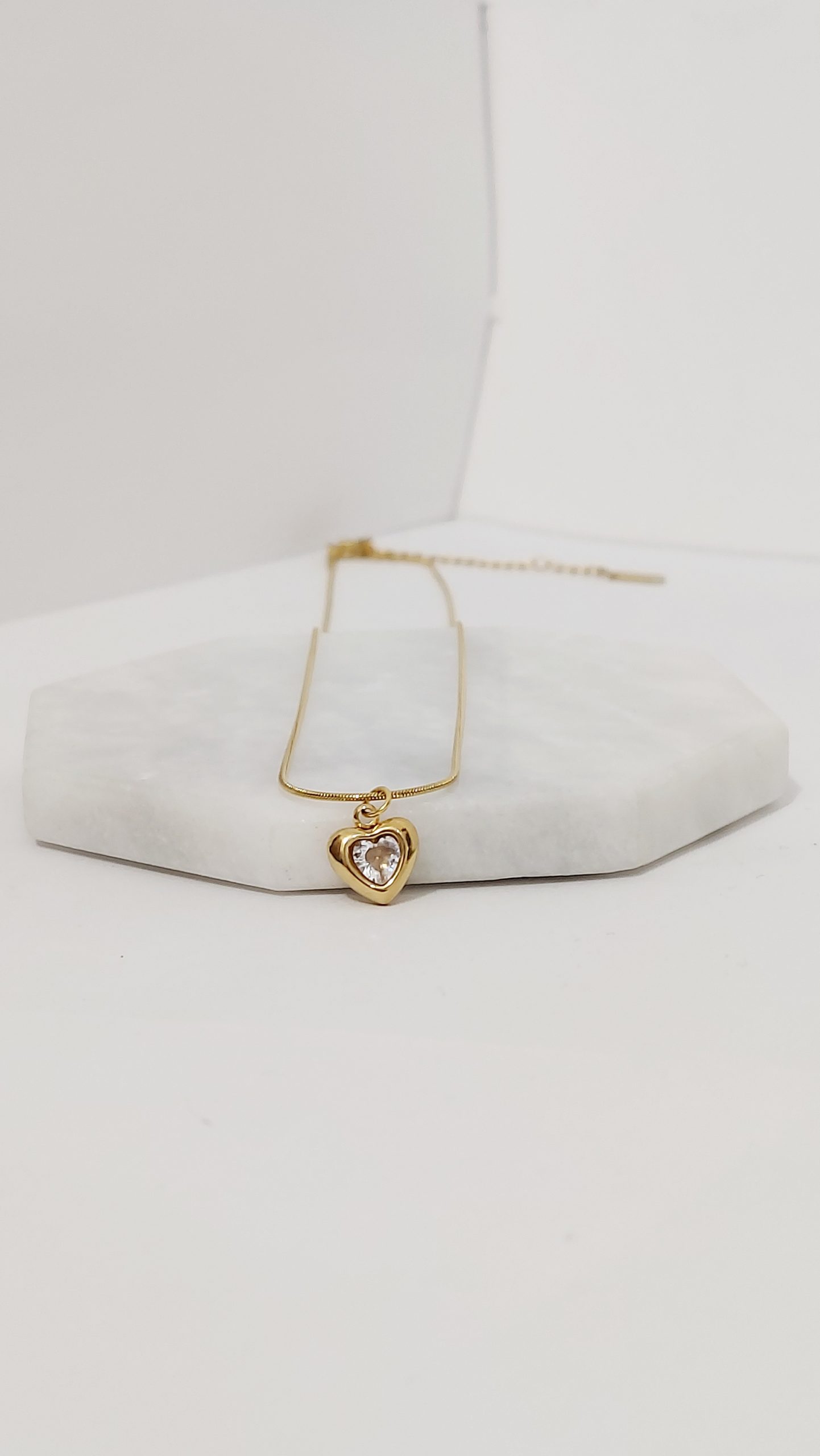 COLLAR DIJE CORAZON CRISTAL - Image 2