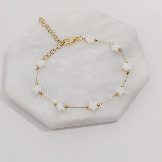 PULSERA ESTRELLA PERLA