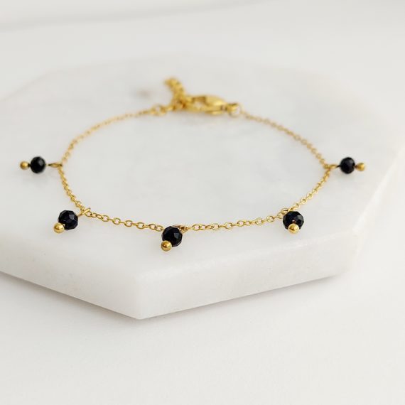 PULSERA PIEDRITAS ORION BLACK