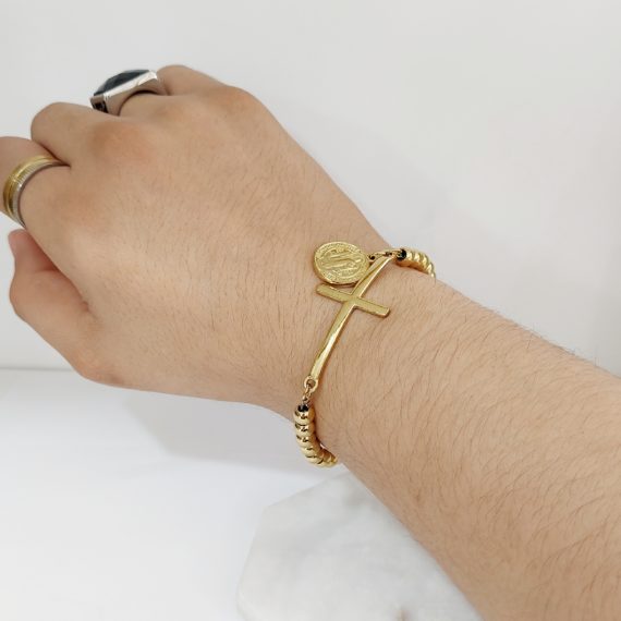 PULSERA CRUZ Y SAN BENITO