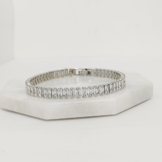 PULSERA PLATA TENNIS BRACELET