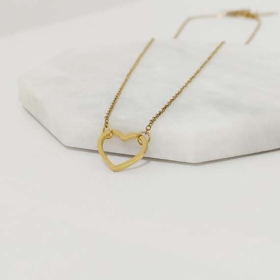 COLLAR CON CORAZÓN ABIERTO