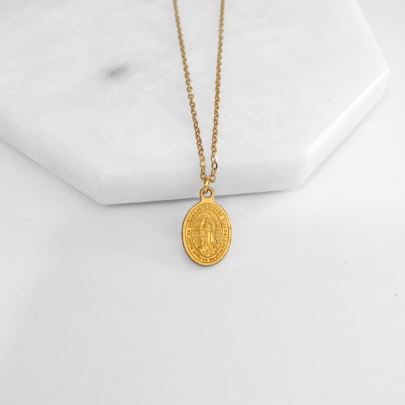 COLLAR MEDALLA MINI VIRGEN DE GUADALUPE