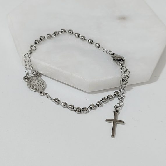 PULSERA DECENARIO PLATA