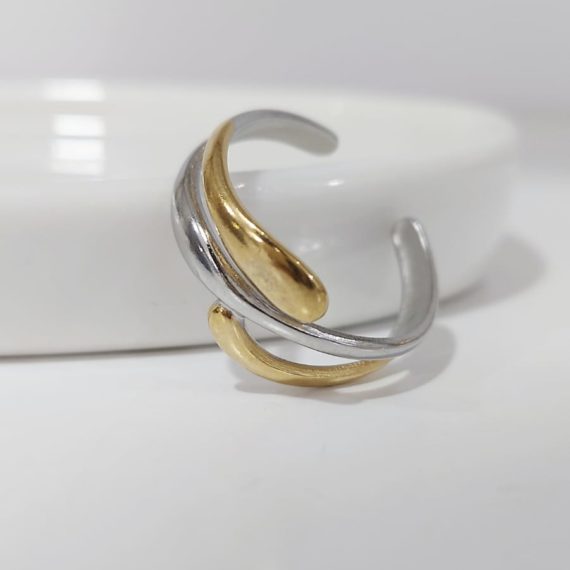 ANILLO TRYNDA BICOLOR