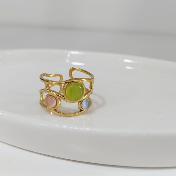 ANILLO CRISTAL COLOR