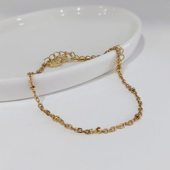 PULSERA CADENA DE BOLITAS