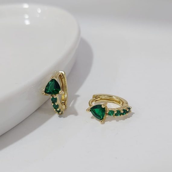 HOOPS FLECHA CRISTAL VERDE