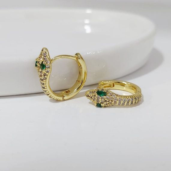 ARETES HOOPS CON SERPIENTES