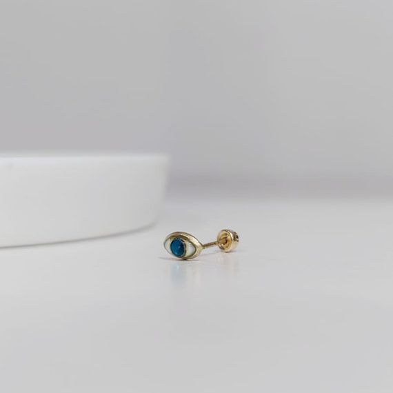 PIERCING STUD OJO AZUL
