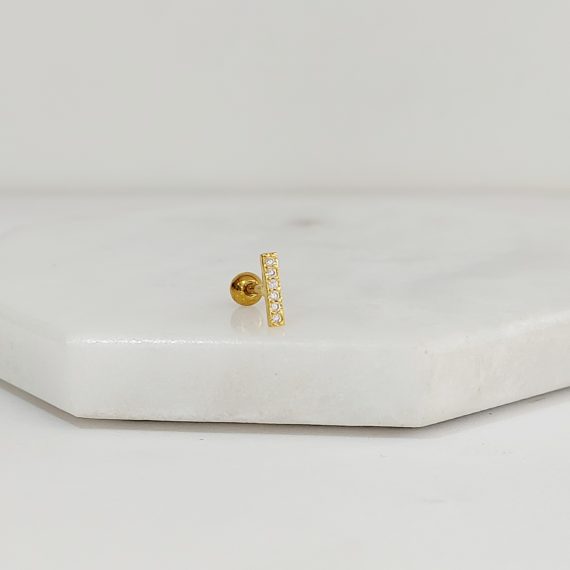 PIERCING LINEA ZIRCONIA