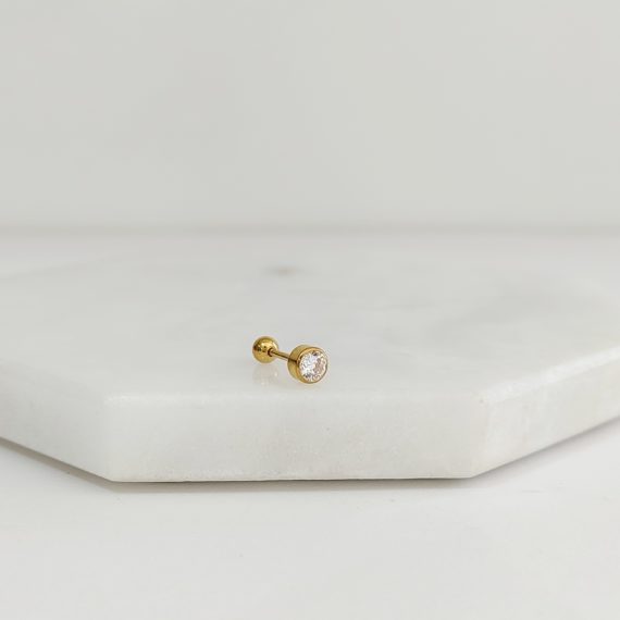 PIERCING REDONDO CRISTAL