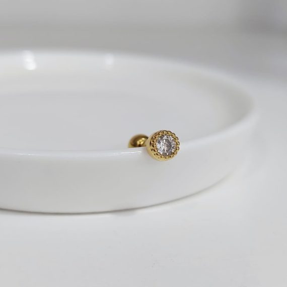 PIERCING STUD CRISTAL