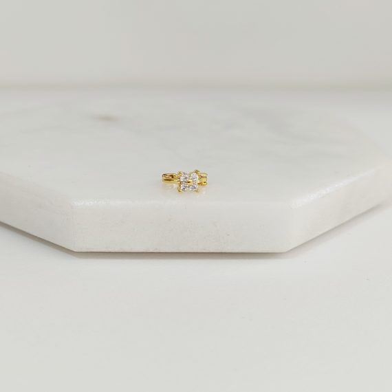 PIERCING HUGGIE FLOR