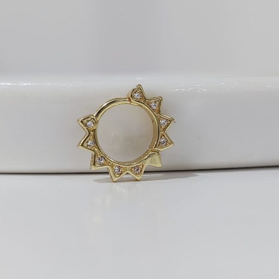 PIERCING HUGGIE PICOS ZIRCONIA