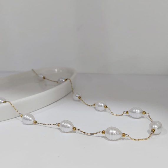 COLLAR PERLA DE RIO DORADO