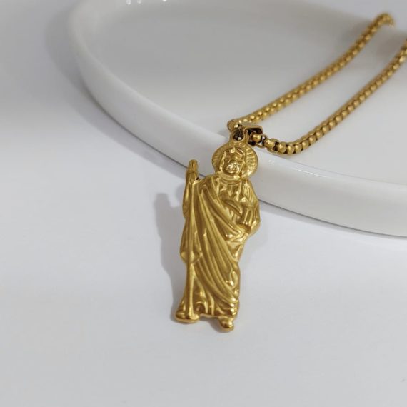COLLAR SAN JUDAS DORADO