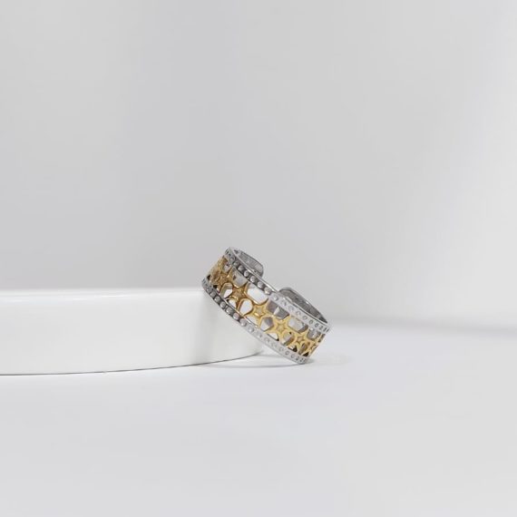 ANILLO ESTRELLAS DORADAS CENTRALES