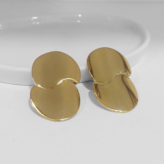 ARETES STUD CIRCULOS DOBLES