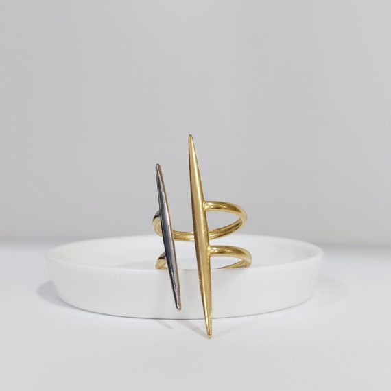 ANILLO GATO #  BICOLOR