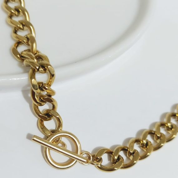 COLLAR CHOKER DORADO