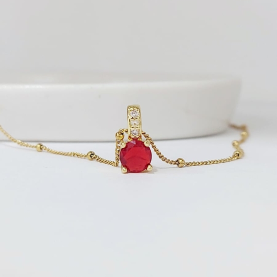 COLLAR CON DIJE DE CRISTAL COLORES