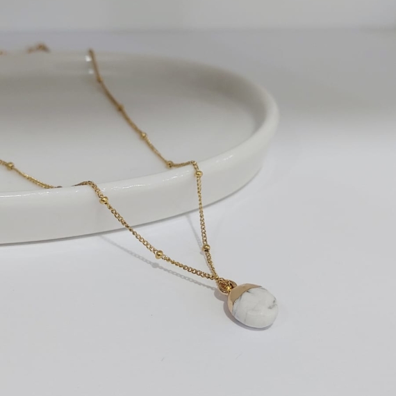 COLLAR DIJE DE CUARZO HOWLITA