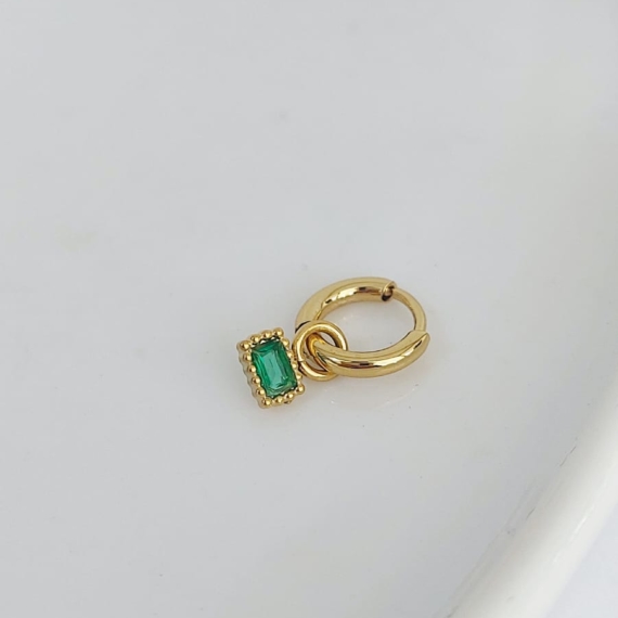 PIERCING HOOP MINI VERDE