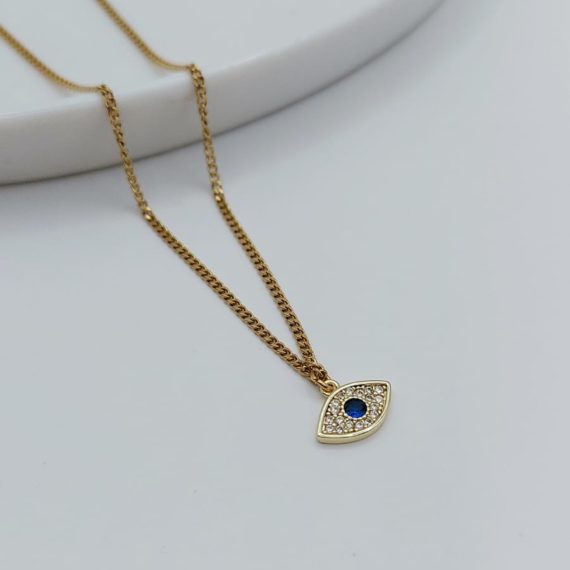 COLLAR DORADO CON OJO