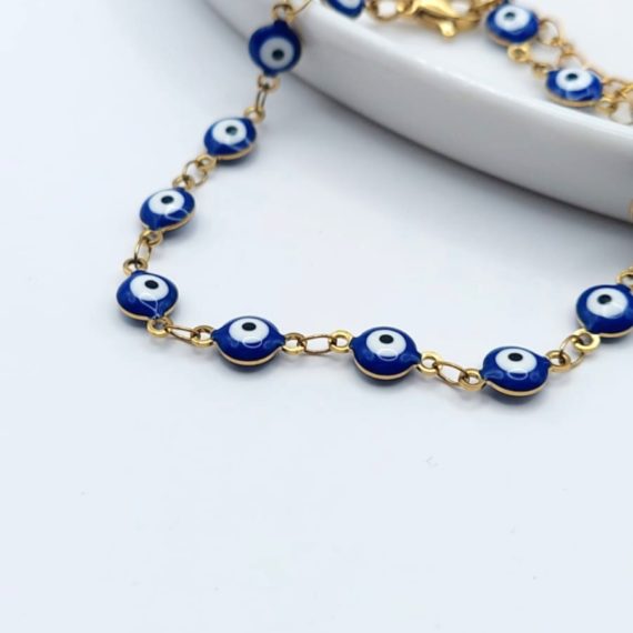 PULSERA OJO TURCO AZUL REY
