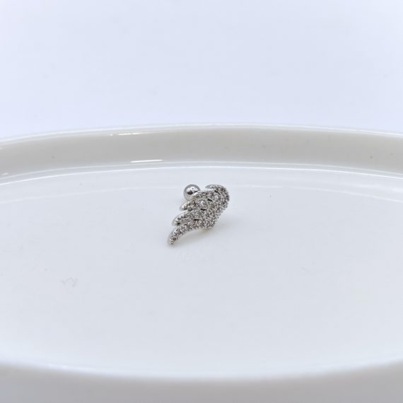 PIERCING STUD ALA PLATA