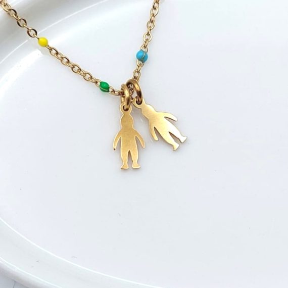 PULSERA COLORES CON DIJE NIÑA