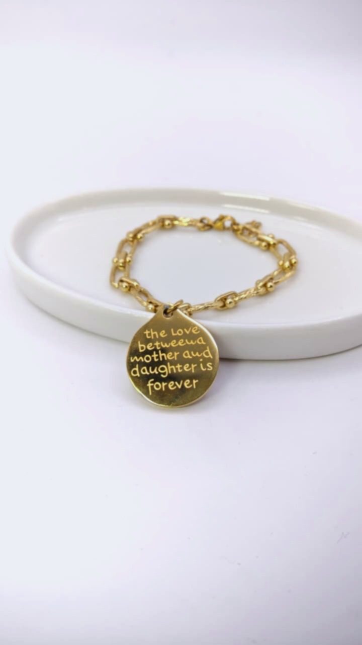 PULSERA MAMÁ-HIJA CADENA GC
